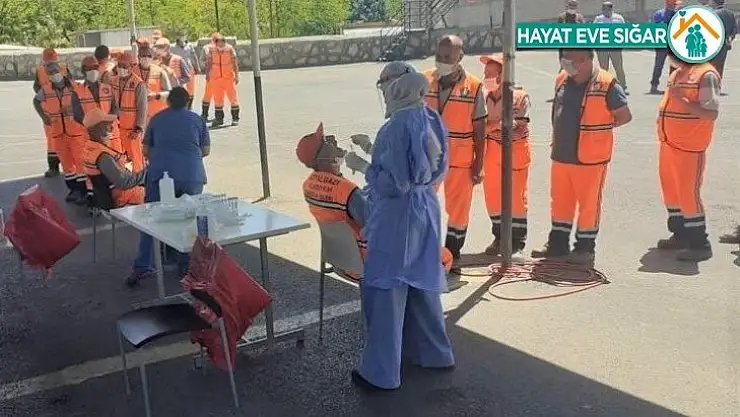 Battalgazi'de belediye personeline korona virüs testi yapılacak