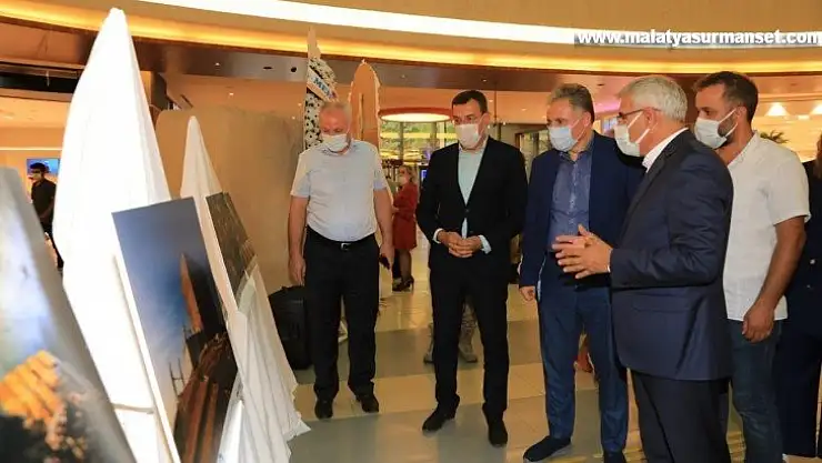 Battalgazi'de dereceye giren resimler sergilendi
