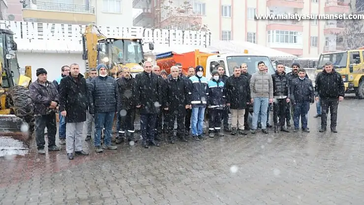 Battalgazi'de karla mücadele çalışmaları