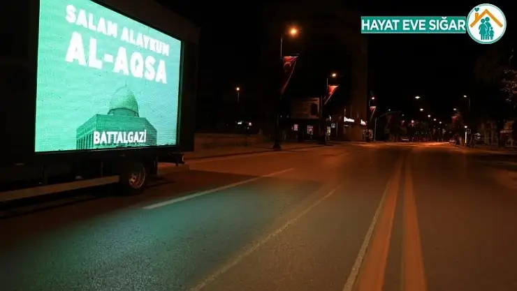 Battalgazi'den Filistin'e selamlı destek