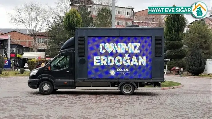 Battalgazi'den New York'a 'Canımız Erdoğan'lı cevap