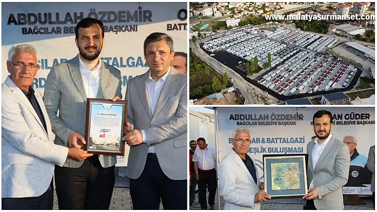 Battalgazi ve Bağcılar Belediyesi Kardeşlik Buluşmasında Bir Araya Geldi