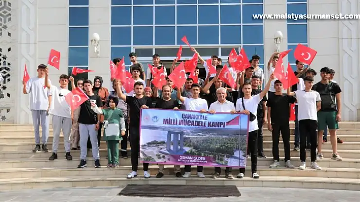 Battalgazili gençler milli mücadele kampına uğurlandı