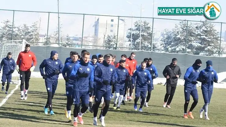 BB Erzurumspor Galatasaray maç hazırlıklarını sürdürdü