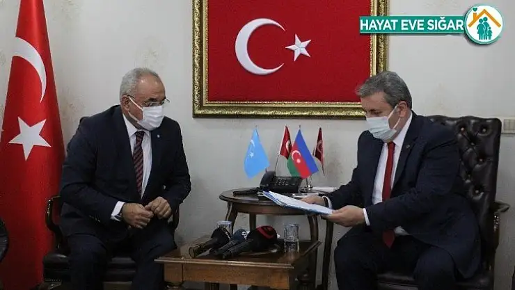 BBP Genel Başkanı Destici, Aksakal'ı ağırladı