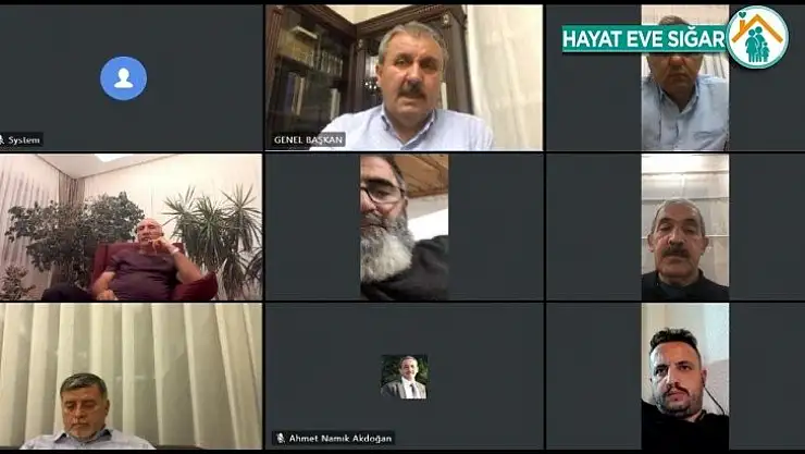 BBP Genel Başkanı Mustafa Destici MKYK üyeleri ile bayramlaştı