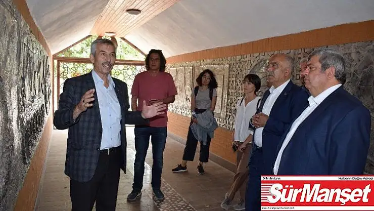 Belediye başkanları  Arapgir'i gezdi