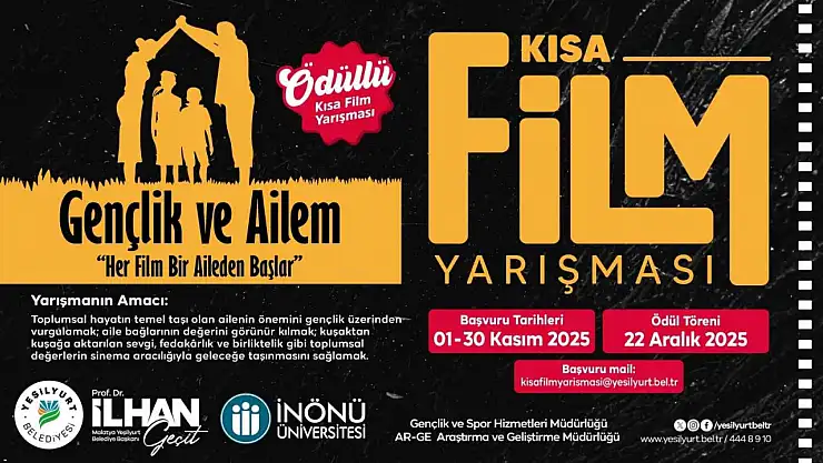 Belediyeden Aile Yılı'na özel kısa film yarışması