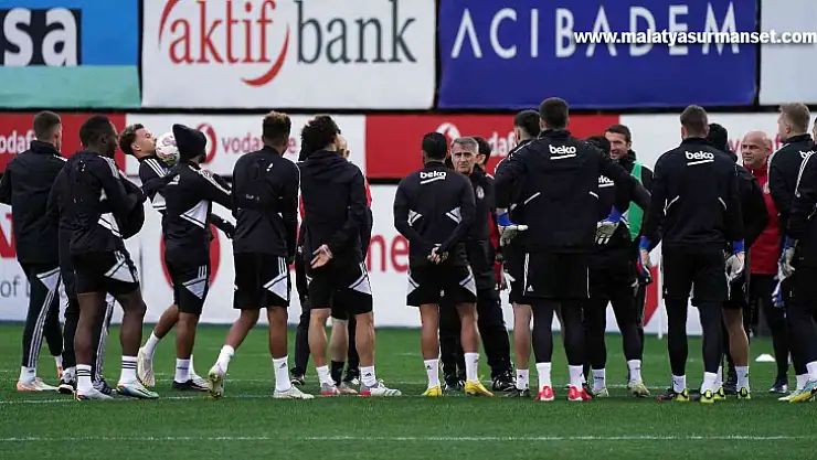Beşiktaş günü çift idmanla tamamladı