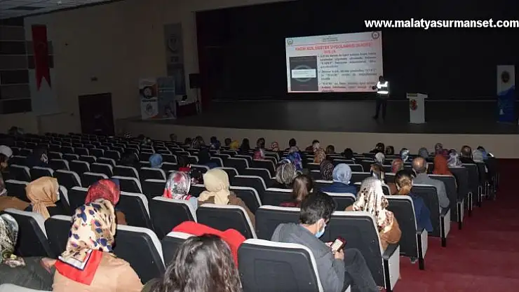 Besni'de uyuşturucu ile mücadele semineri yapıldı
