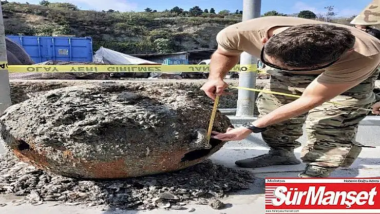 Beykoz Riva' da balıkçıların bulduğu mayın, SAS timi tarafından imha edildi