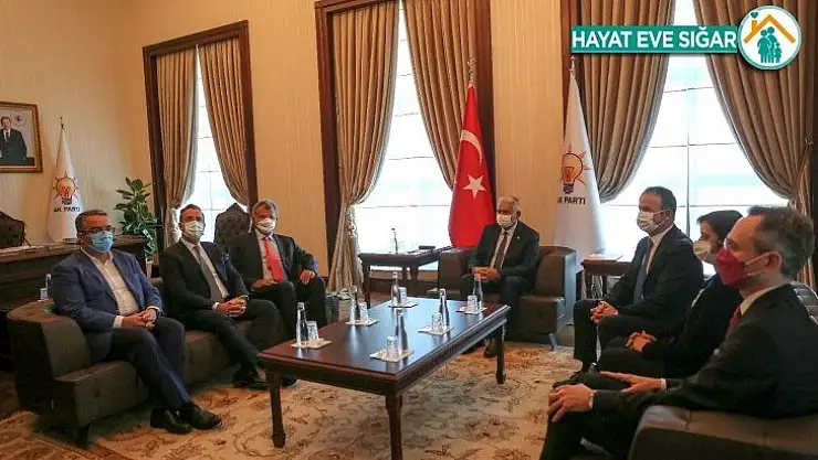 Binali Yıldırım, TÜSİAD heyetini kabul etti