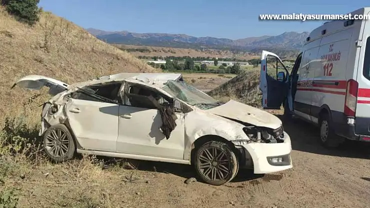 otomobil takla attı: 1 yaralı