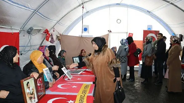 Bingöl KADEM üyelerinden HDP önündeki ailelere ziyaret