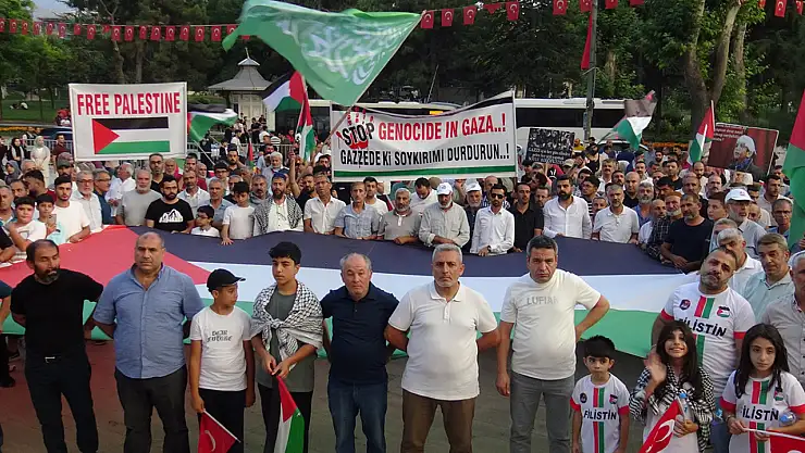 Binlerce Kişi Malatya'da Gazze İçin Ses Ver Yürüyüşünde Buluştu