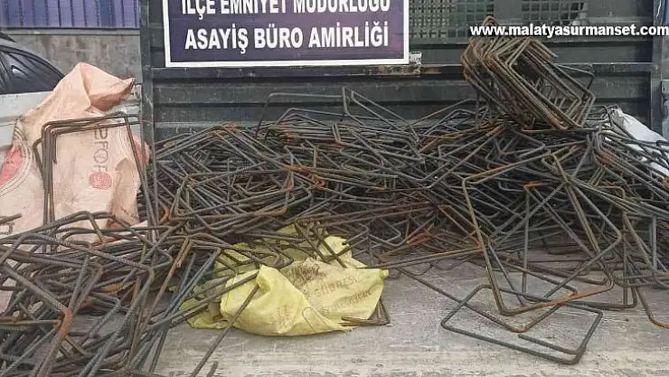 Bismil'de demir hırsızları yakalandı