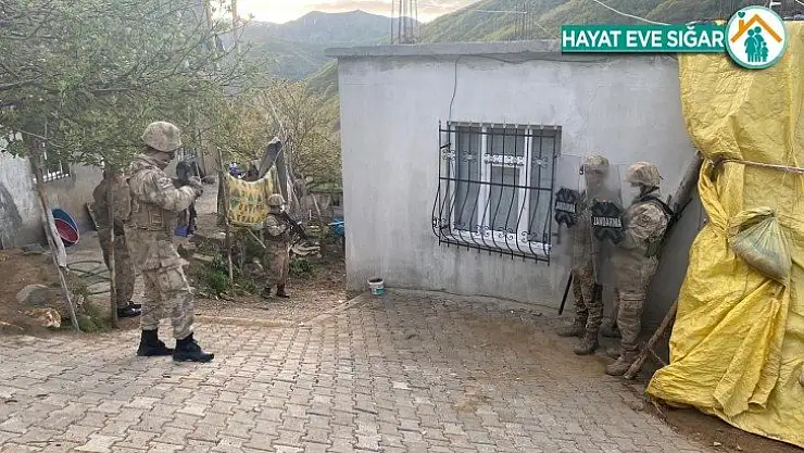 Bitlis merkezli terör operasyonu: 9 gözaltı