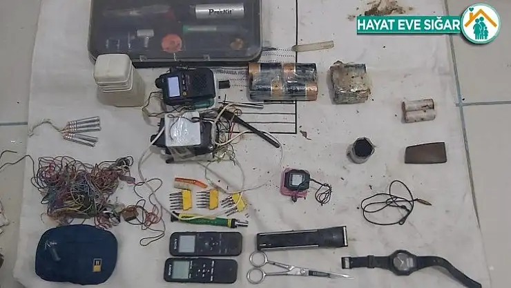 Bitlis'te EYP yapımında kullanılan malzeme ele geçirildi