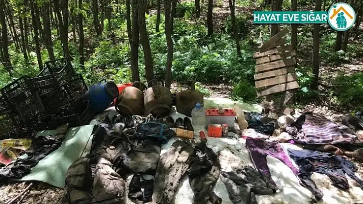 Bitlis'te jandarma, PKK'ya ait 32 odalı sığınağı imha etti