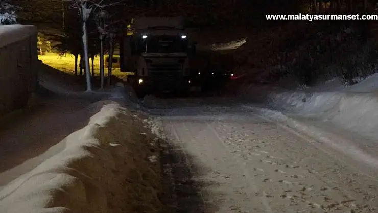 Bolu'da kar yağışı etkisini azalttı