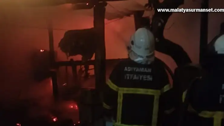 Boş evde yangın çıktı