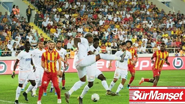 BTC Türk Yeni Malatyaspor: 0 - Alanyaspor: 3  (ilk yarı)
