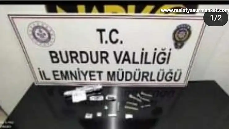 Burdur'da narkotik ekiplerinden uyuşturucuya geçit yok