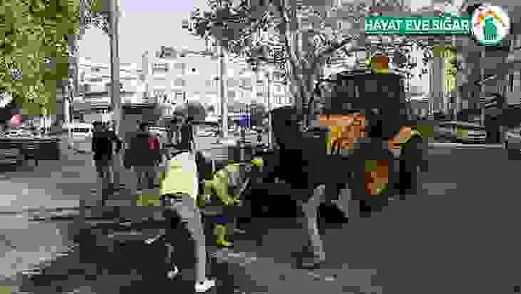 Burhaniye'de kış hazırlığı