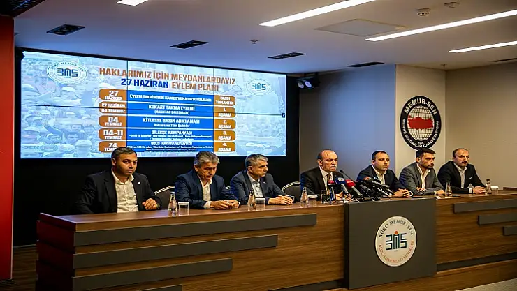 Büro Memur-Sen Dört Aşamalı Eylem Planını Başlattı