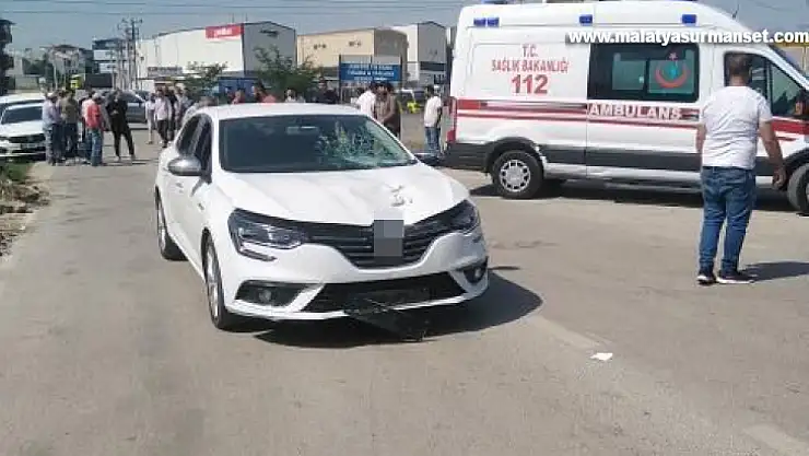 otomobilin çarptığı inşaat işçisi hayatını kaybetti