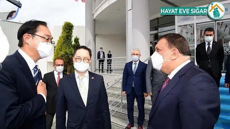 Büyükelçisi Lee'den Başkan Gürkan'a ziyaret