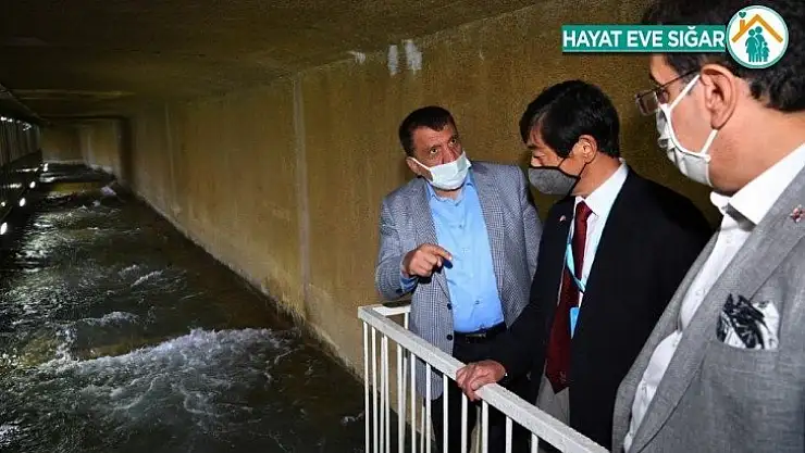 Büyükelçisi Miyajima, ilçme suyunun çıktığı tesisi gezdi