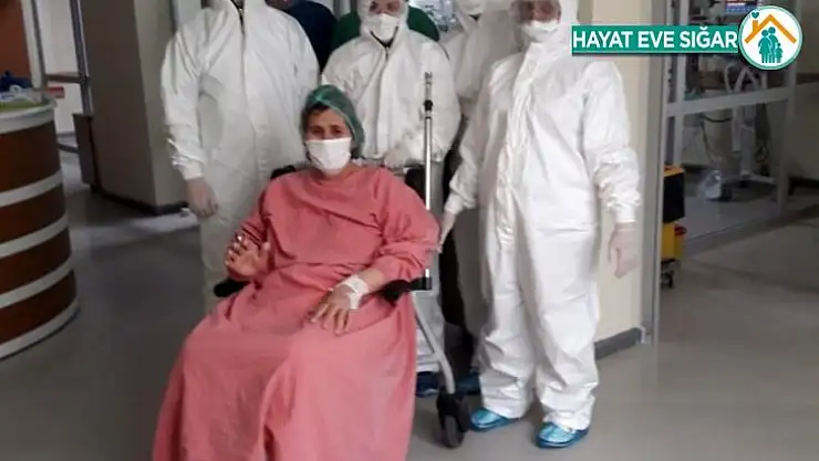 Çanakkale'de Covid-19'u yenen hasta yataklı servise alındı