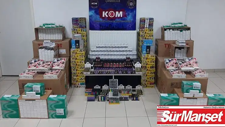 Çanakkale'de kaçak ilaç ve cinsel ürün operasyonu
