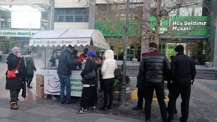 Çankaya'dan çorbalı 'günaydın'
