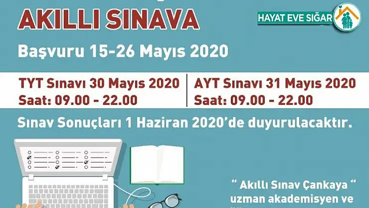 Çankaya'dan gençlere 19 mayıs armağanı 'akıllı sınav'