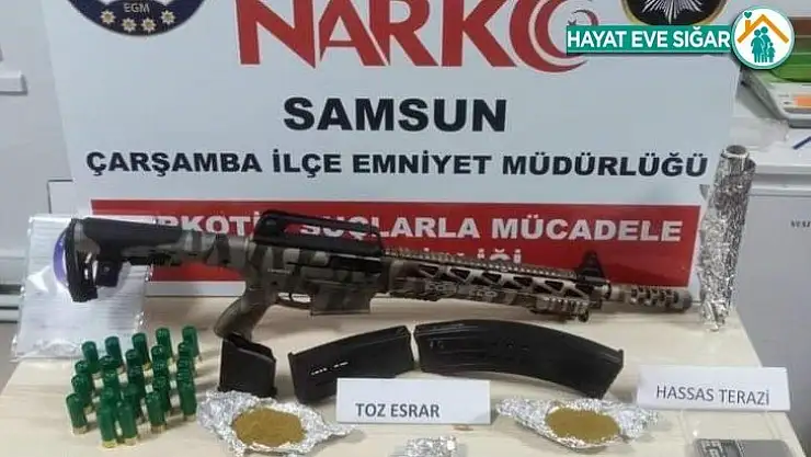 Çarşamba'da uyuşturucu operasyonu: 1 gözaltı