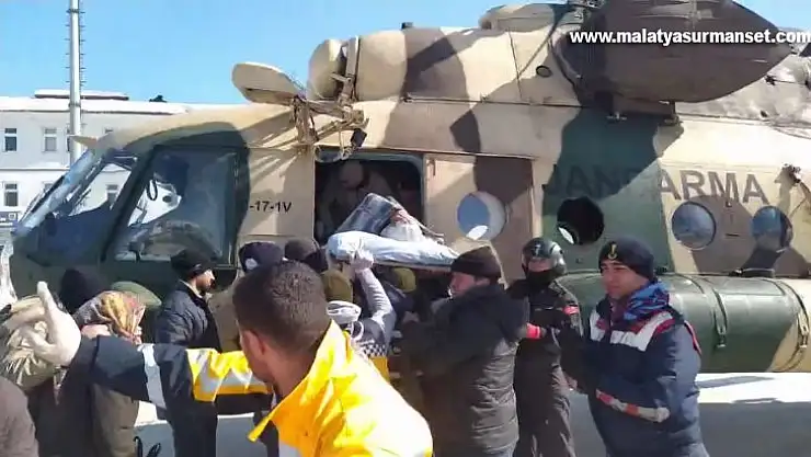 Çelikhan'ın köylerinden 213 kişi helikopterlerle tahliye edildi