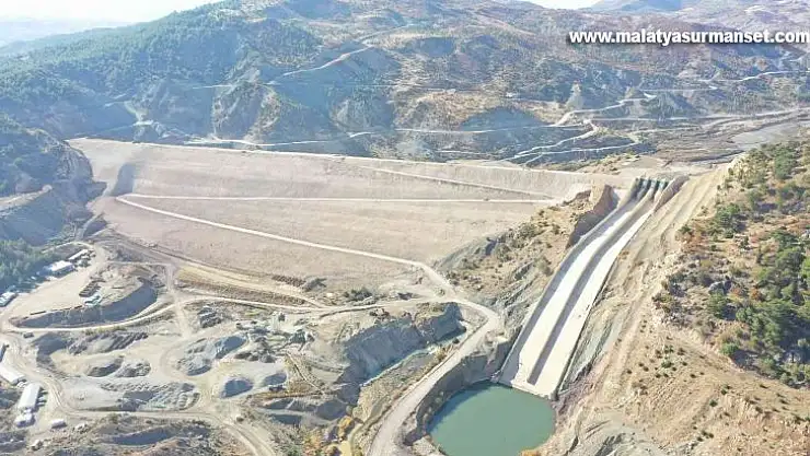 Çetintepe Barajı'nın gövde dolgusu tamamlandı