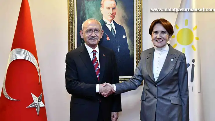 CHP Genel Başkanı Kılıçdaroğlu, İYİ Parti Genel Başkanı Akşener'i ziyaret etti