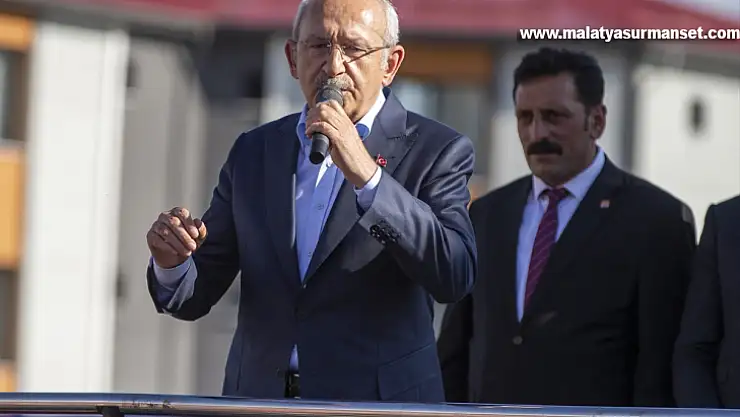CHP Genel Başkanı Kılıçdaroğlu, Erzincan'da 'Halk Buluşması'nda konuştu: