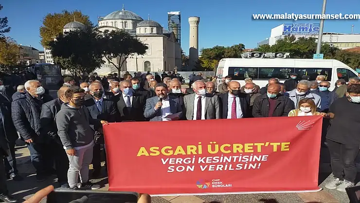 CHP İl Bşk. Kiraz' Asgari Ücretten Vergi ve Kesintilere Son Verilsin '