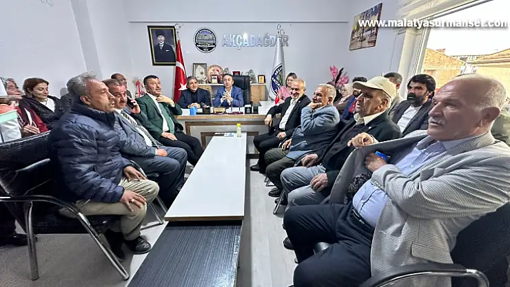Chp Malatya Milletvekili Veli Ağbaba'dan Akçadağlılar Derneğine Ziyaret.