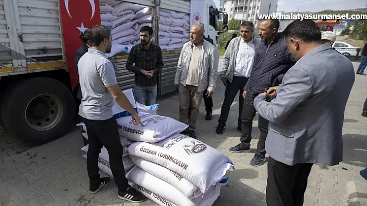 Çiftçilere 366 ton sertifikalı buğday tohumu dağıtıldı