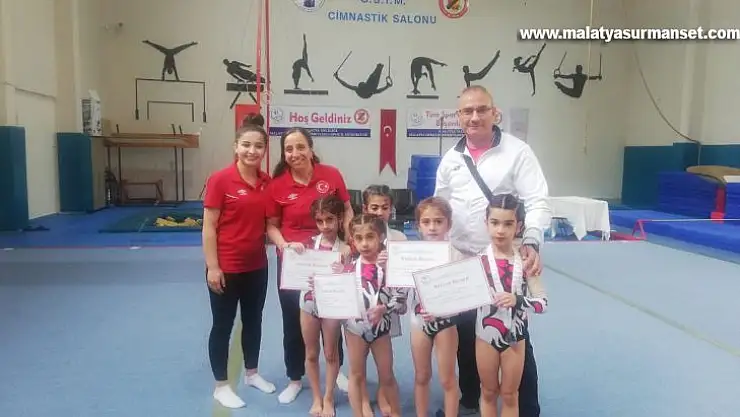 Cimnastikte Elazığ takımı 2. oldu