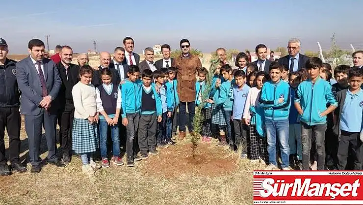 Çınar'da fidan dikim etkinliği