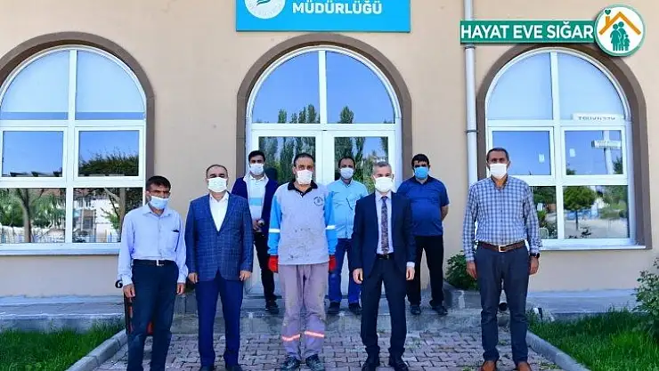 Çınar, temizlik personelleriyle bir araya geldi
