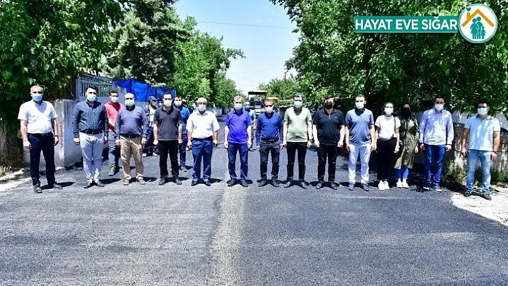 Çınar, yol yenileme hizmetlerini inceledi