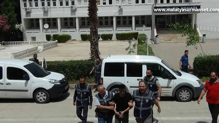 Cinayet zanlısı adliyeye sevk edildi