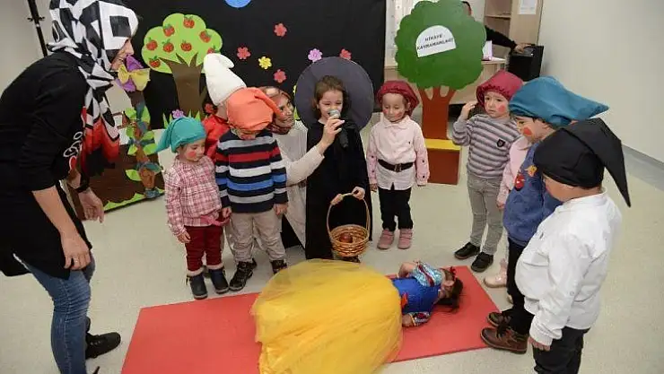 Çocuklar masal kahramanı oldu